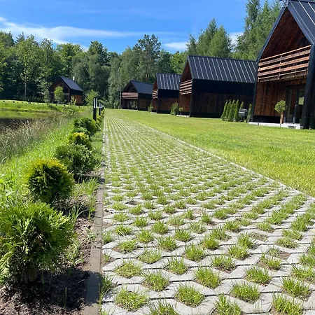 Przystanek Kistowko Komfortowe Z Jacuzzi, Staw Wedkarski, Kominek, Las, Przestrzen Semesterbostad