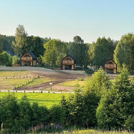 別荘 Przystanek Kistowko Komfortowe Z Jacuzzi, Staw Wedkarski, Kominek, Las, Przestrzen