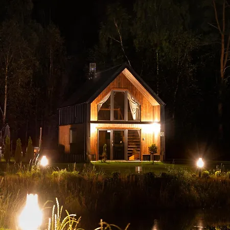 別荘 Przystanek Kistowko Komfortowe Z Jacuzzi, Staw Wedkarski, Kominek, Las, Przestrzen Kistowo