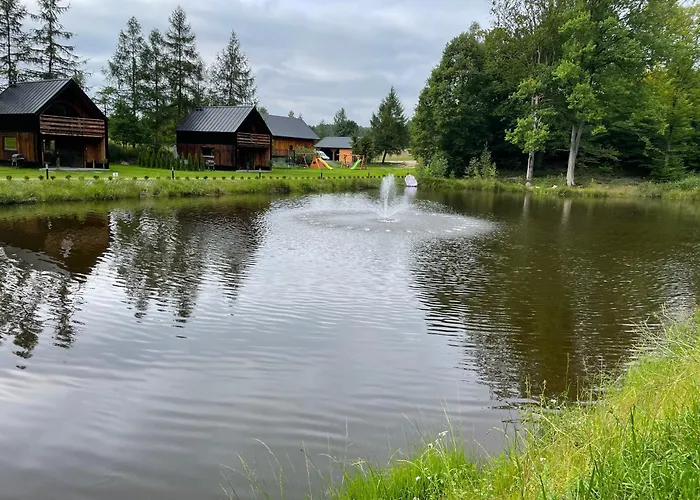 Przystanek Kistowko Komfortowe Z Jacuzzi, Staw Wedkarski, Kominek, Las, Przestrzen *