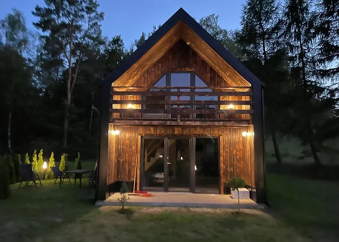 Przystanek Kistowko Komfortowe Z Jacuzzi, Staw Wedkarski, Kominek, Las, Przestrzen