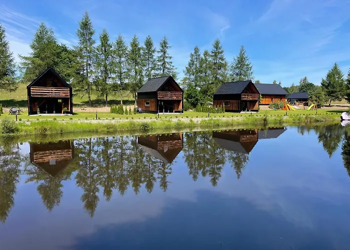 Tatil Evi Przystanek Kistowko Komfortowe Z Jacuzzi, Staw Wedkarski, Kominek, Las, Przestrzen