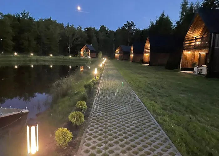 Przystanek Kistowko Komfortowe Z Jacuzzi, Staw Wedkarski, Kominek, Las, Przestrzen