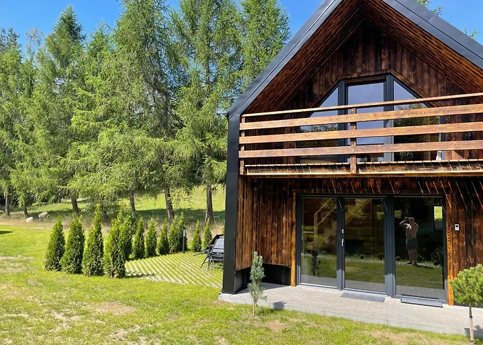 Tatil Evi Przystanek Kistowko Komfortowe Z Jacuzzi, Staw Wedkarski, Kominek, Las, Przestrzen