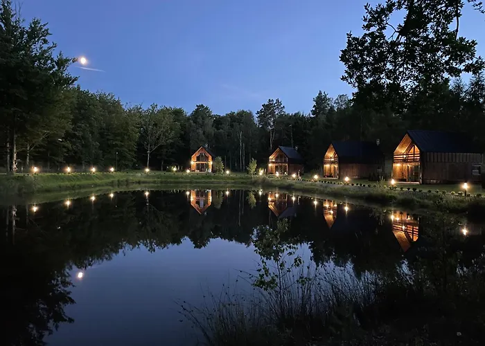 Przystanek Kistowko Komfortowe Z Jacuzzi, Staw Wedkarski, Kominek, Las, Przestrzen Tatil Evi Kistowo