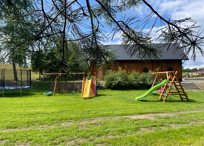 Tatil Evi Przystanek Kistowko Komfortowe Z Jacuzzi, Staw Wedkarski, Kominek, Las, Przestrzen