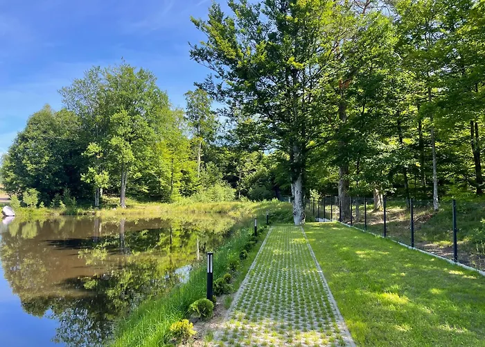 Tatil Evi Przystanek Kistowko Komfortowe Z Jacuzzi, Staw Wedkarski, Kominek, Las, Przestrzen *