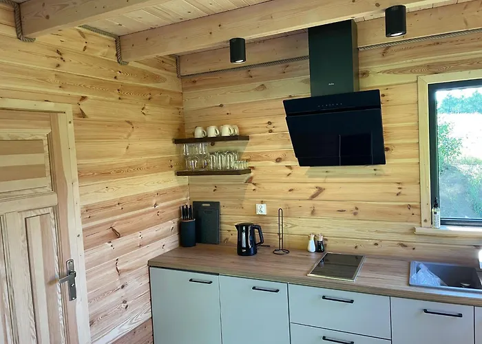 Tatil Evi Przystanek Kistowko Komfortowe Z Jacuzzi, Staw Wedkarski, Kominek, Las, Przestrzen