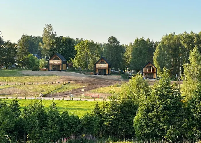 Tatil Evi Przystanek Kistowko Komfortowe Z Jacuzzi, Staw Wedkarski, Kominek, Las, Przestrzen