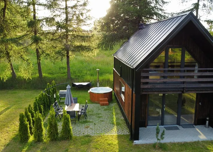 Tatil Evi Przystanek Kistowko Komfortowe Z Jacuzzi, Staw Wedkarski, Kominek, Las, Przestrzen