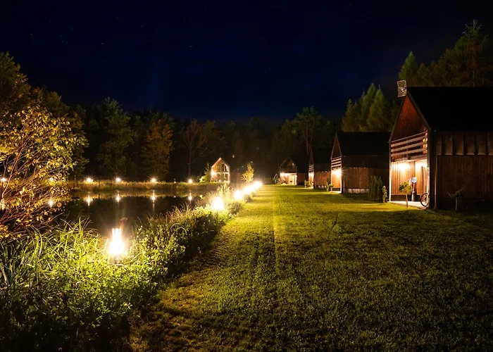 Przystanek Kistowko Komfortowe Z Jacuzzi, Staw Wedkarski, Kominek, Las, Przestrzen