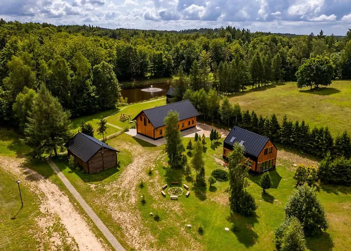 Tatil Evi Przystanek Kistowko Komfortowe Z Jacuzzi, Staw Wedkarski, Kominek, Las, Przestrzen *