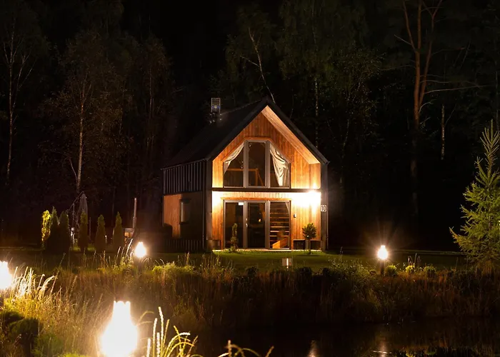 Tatil Evi Przystanek Kistowko Komfortowe Z Jacuzzi, Staw Wedkarski, Kominek, Las, Przestrzen Kistowo