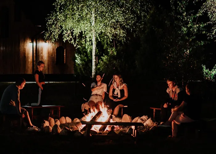 Przystanek Kistowko Komfortowe Z Jacuzzi, Staw Wedkarski, Kominek, Las, Przestrzen